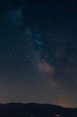 Obraz na płótnie Canvas Via Lattea con cielo stellato