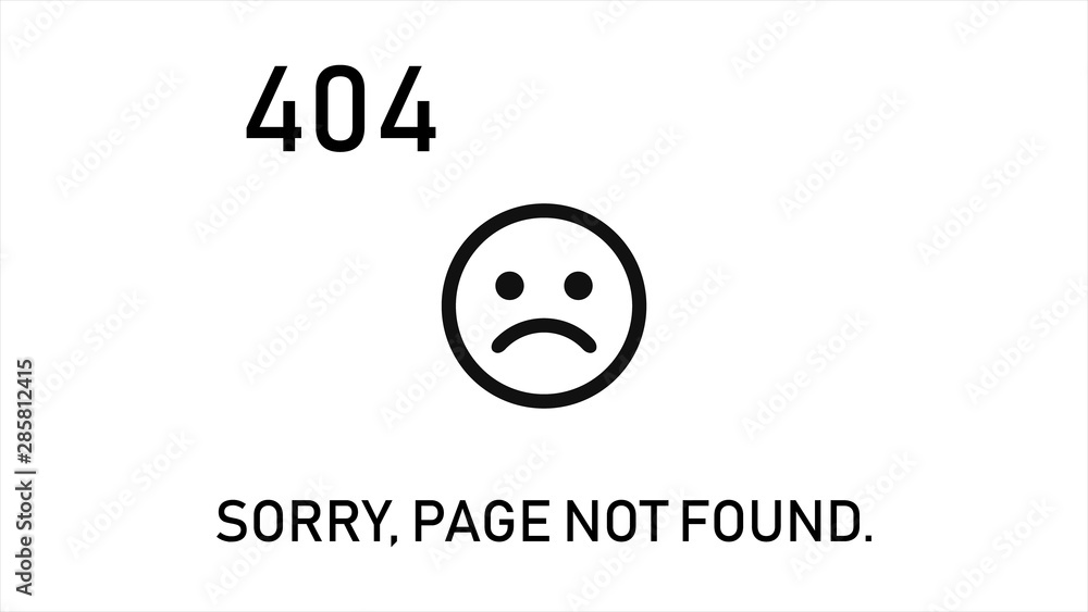 Wall mural page not found background, 404 error, for desktop computer. error 404, page not found, pc background