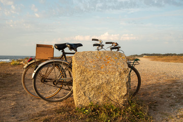 Obraz premium Pierre à Vélo