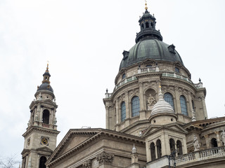 Fototapeta premium Budapest, Hungary - Mar 8th 2019: St. Stephen's Basilica is a Roman Catholic basilica in Budapest, Hungary. It is named in honour of Stephen, the first King of Hungary
