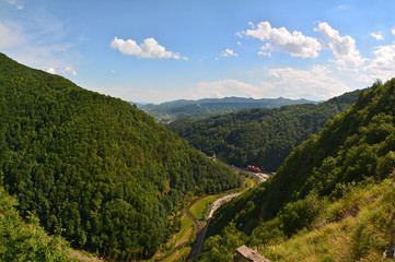 landscape in Fagaras mountains