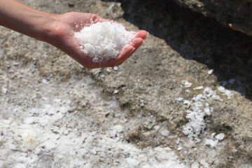 Hand full of salt