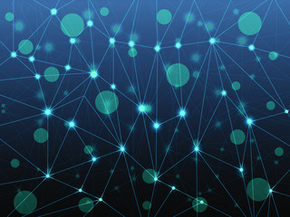 EPS 10 vector. Futuristic colorful background. Backdrop with lines and geometric shapes.