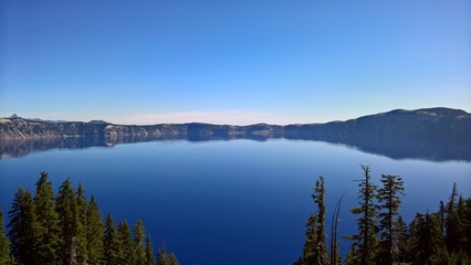 Center View of Crater Lake