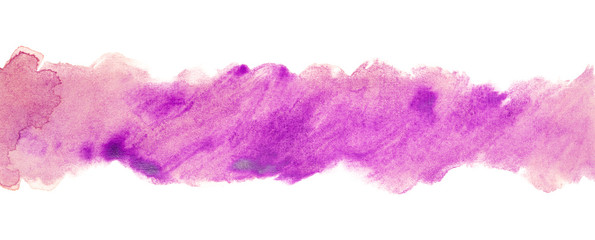 watercolor texture stripe line, purple with overflow bright, brush painted with jagged edges