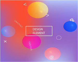 Naklejka premium Trendy modern abstract background.