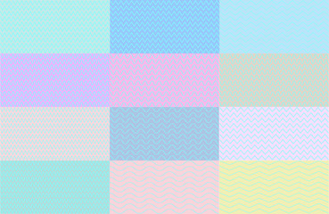 set twelve bright abstract backgrounds, blue, pink, green