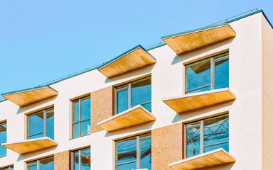 EU Windows of apartment residential building