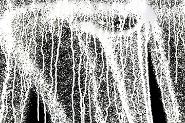 Painted white blots,  white paint  spots, splash on black background, spray, texture 