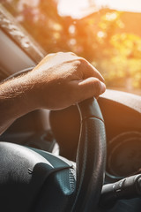hands and steering