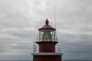 Utsira lighthouse on the western coast of Norway.
