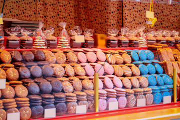Gingerbread cookies Christmas market in Alexanderplatz