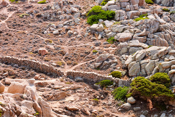 Stones and rocks at Capo Testa in Santa Teresa Gallura
