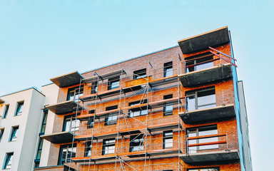New modern apartment building