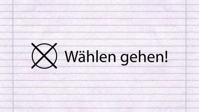Animation Stift/zeichnen &ndash; Wahl