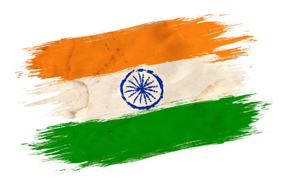 Vintage flag of India