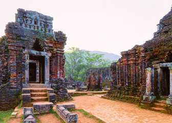 My Son Sanctuary with Hindu Temple Vietnam near Hoi An
