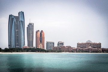 Obraz premium big famous sights in abu dhabi