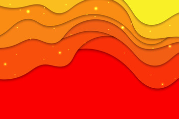 Abstract modern graphic background. Dynamical colored waves. Flowing liquid shapes. Background with color waves. Abstract wavy color paper background.