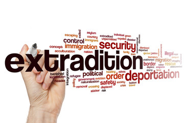Extradition word cloud
