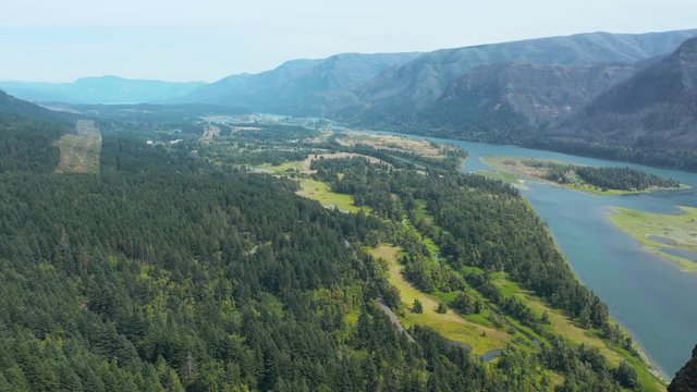 Beacon Rock, an 848-foot (258 m) basalt volcanic plug on the north shore of the Columbia River 32 miles (51 km) east of Vancouver. It was named by Lewis and Clark in 1805.  