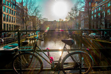 Obraz premium bycicle in Amsterda