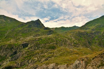 landscape in Fagaras mountains