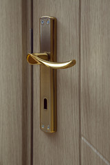 close up for door handle