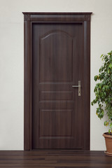 close up for wooden door