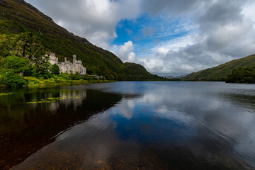 Kylemore Abbey In Ireland During Summer