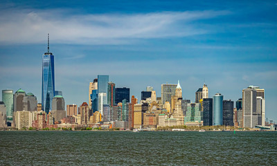 view of manhattan and brooklyn bridge