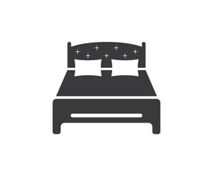 bed icon vector illustration design