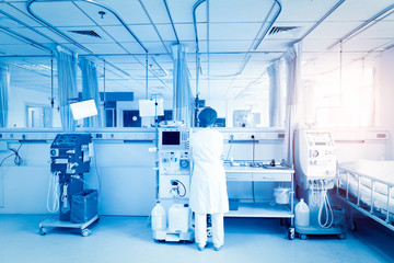 Shot of an empty hospital room