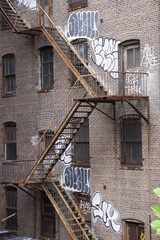 graffiti and stairs