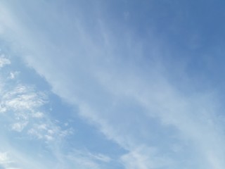 Fototapeta premium Beautiful clouds on a blue sky