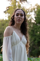 Naklejka premium female model