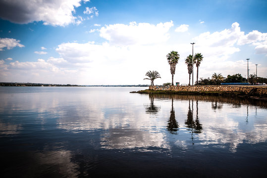 A beautiful view of Paranoa Lake in Brasilia, Brazil