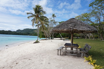 Champagne Beach in Vanuatu,Espiritu Santo Island