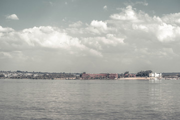 A beautiful view of Paranoa Lake in Brasilia, Brazil