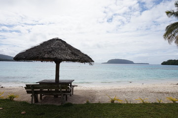 Champagne Beach in Vanuatu,Espiritu Santo Island