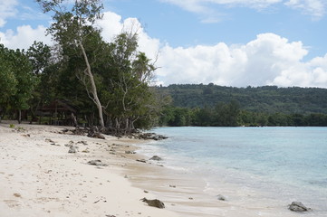 Champagne Beach in Vanuatu,Espiritu Santo Island