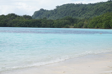 Champagne Beach in Vanuatu,Espiritu Santo Island