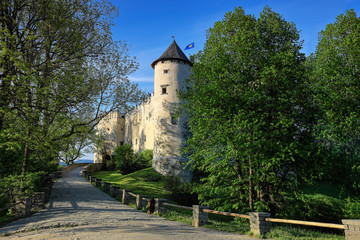 Fototapeta na wymiar zamek w Niedzicy w Pieninach