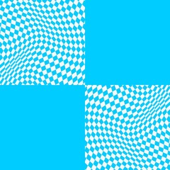 Oktoberfest bavarian traditional blue and rhombus background pattern.