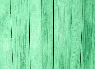 Plank texture of wood table painted in Mint color