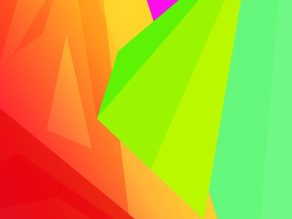 Colorful geometric background. Fluid shapes composition.