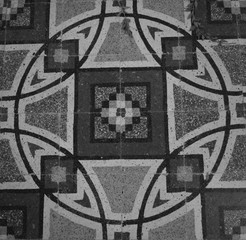 grey mosaic pattern in abstract background