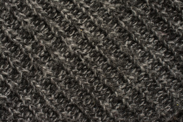 Fototapeta premium highly detailed needlework wool fabric, close up wool texture background