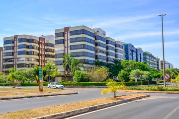 A beautiful view of Southwest Sector in Brasilia, Brazil