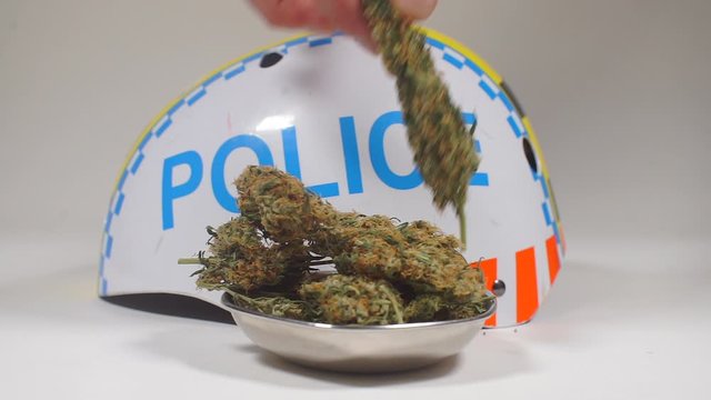 imposing weed when detaining a criminal